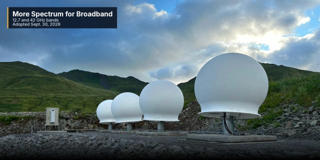 Starlink gateway terminals. Photo: Global Satellite.